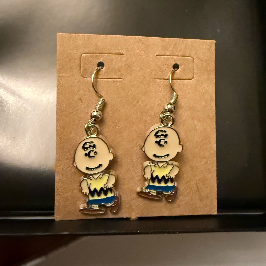 Charlie Brown Character Earrings